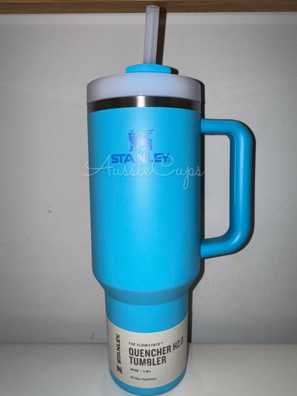 Stanley Splash 40 oz Quencher H2.0 Tumbler - Bright Blue Color, Great for Summer